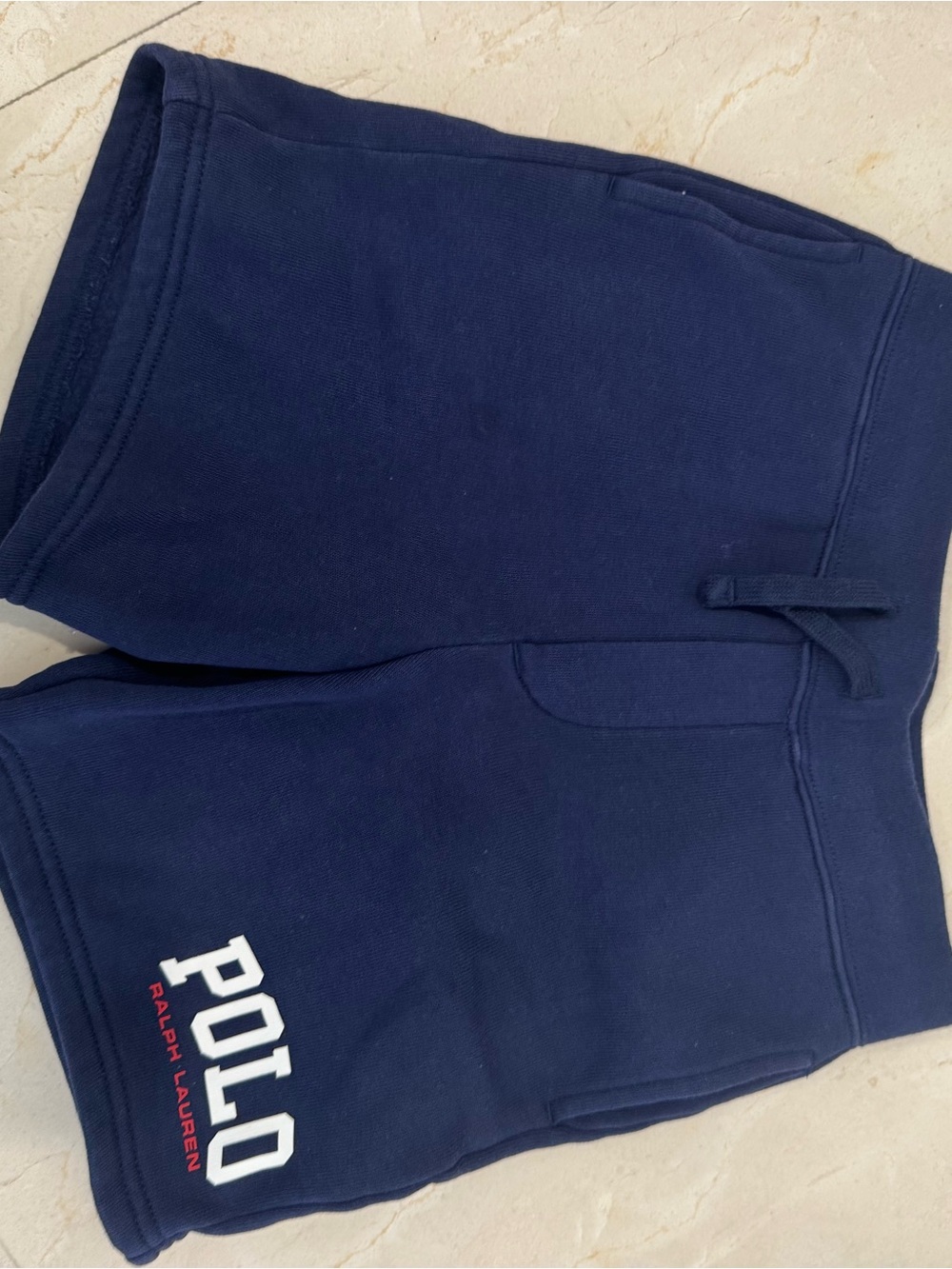 Polo by Ralph Lauren Navy Kids' Cotton Blend Shorts